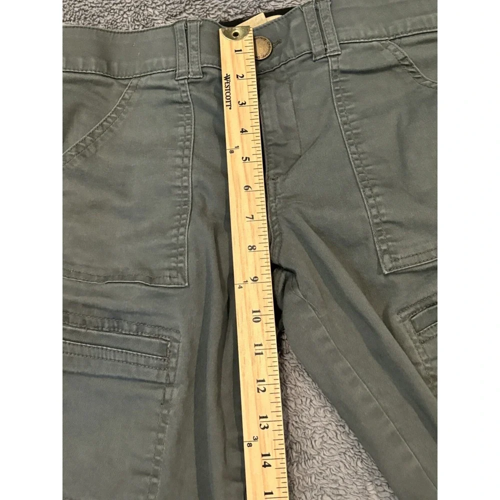 Democracy Jeans Womens 8 Gray Skinny Ab Technology Stretch Light Wash Denim